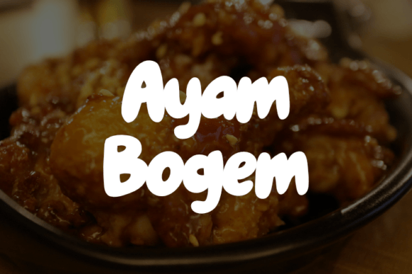 Ayam Bogem: A Vibrant Display Font for Editorial Design