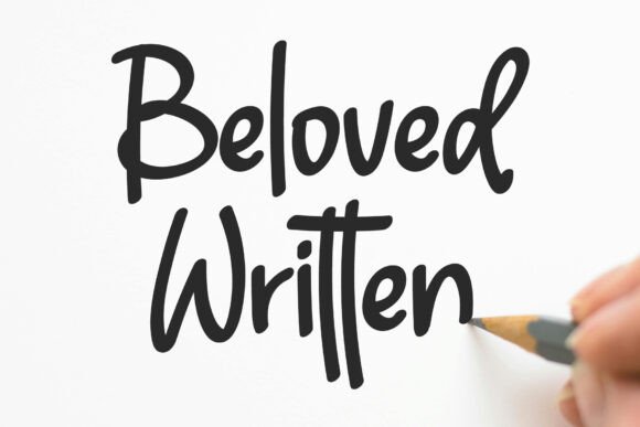 Beloved Written Font for Editorial Design and Content Creation