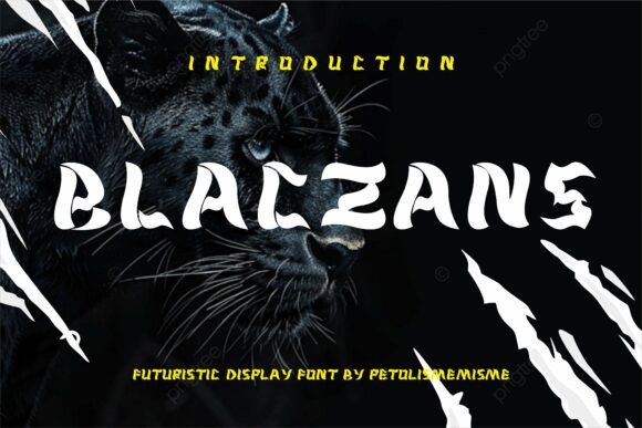 Blaczan: A Futuristic Font for Modern Typography