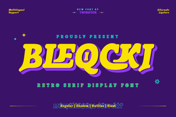 Bleqcki Font: A Timeless Typeface for Editorial Design