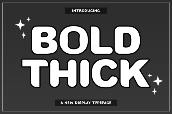 Bold Thick Font for Strong Brand Visuals