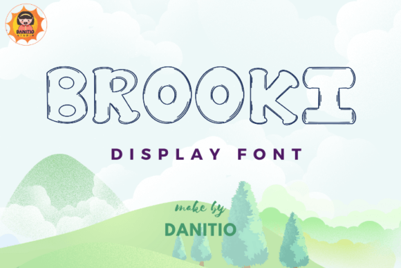 Brooki Display Font: A Cute Typeface for Captivating Campaigns