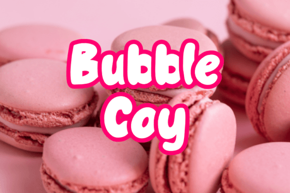 Bubble Coy Font: A Bold Display Typeface for Memorable Branding