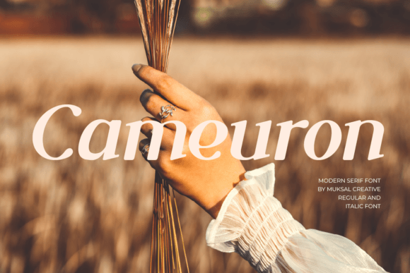 Cameuron Font: A Modern Serif for Strong Brand Messaging