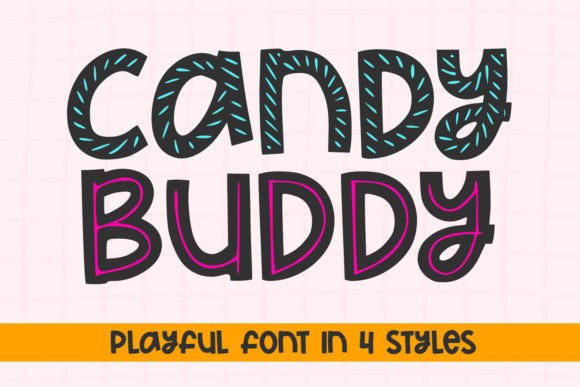 Candy Buddy Font for Playful Editorial Design
