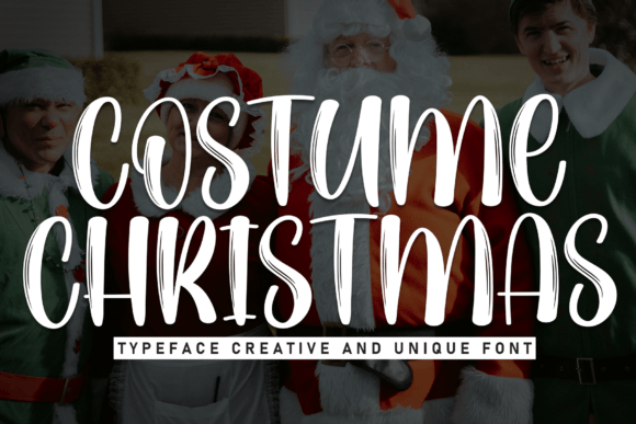 Costume Christmas Font for Festive Branding and Holiday Campaigns