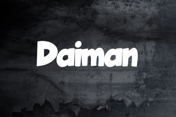 Daiman Font: A Display Typeface for Memorable Branding