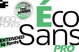 Éco Sans Pro Extended: A Bold Handwritten Typeface for Standout Campaigns