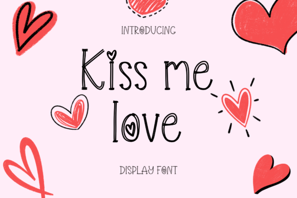 Kiss Me Love Font for Small Business Branding