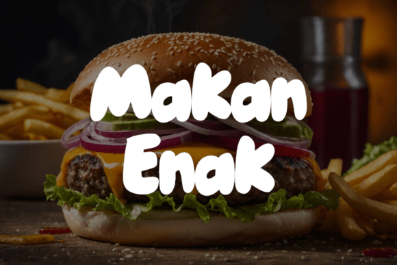 Makan Enak Font for a Polished Brand Look