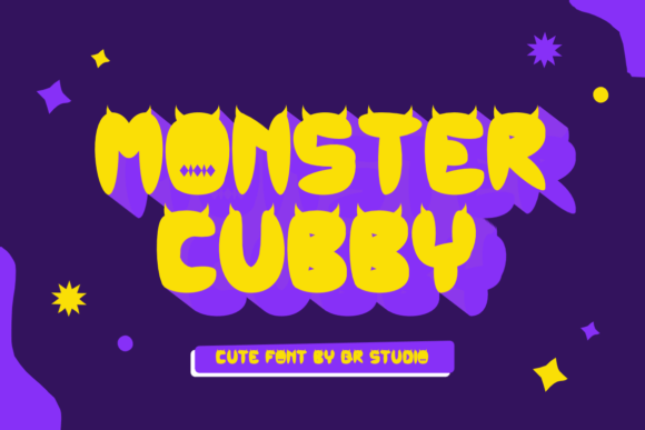 Monster Cubby Font: A Bold Display Typeface for Creative Projects