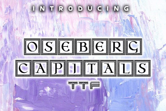Oseberg Capitals Font for Bold, Beautiful Designs