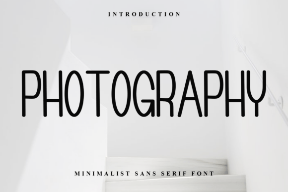 Photography Font: A Simple Typeface for Strong Branding