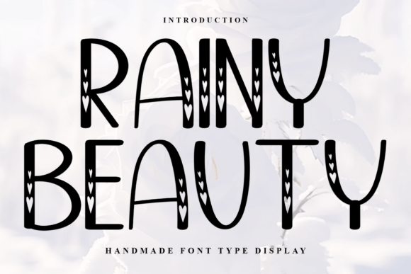 Rainy Beauty: A Creative Font for Editorial Design