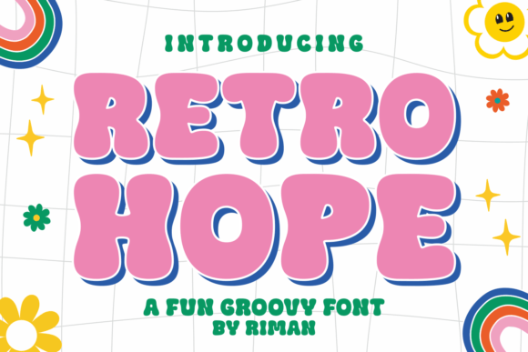 Retro Hope Font for Playful Branding and Design