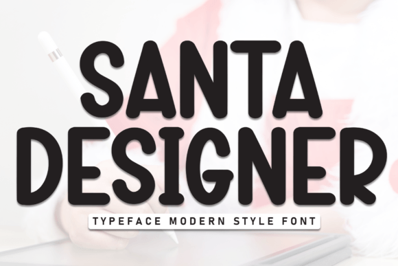 Santa Designer Font: A Playful Display Typeface for Festive Branding