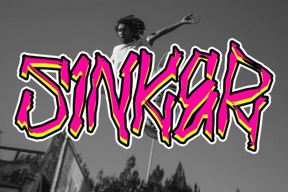 Sinker Font for Bold Branding and Eye-Catching Display Design
