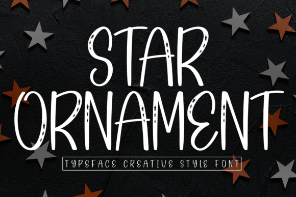 Star Ornament Font for Marketers and Designers