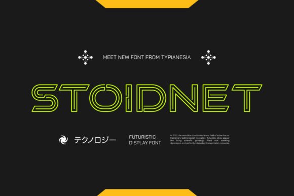 Stoidnet Font: A Futuristic Typeface for Modern Campaigns