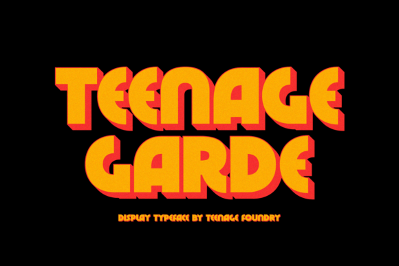 Teenage Garde Font: A Bold Statement for Modern Brand Campaigns