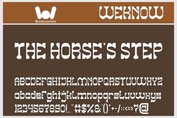 The Horse s Step: A Display Font for Modern Editorial Design