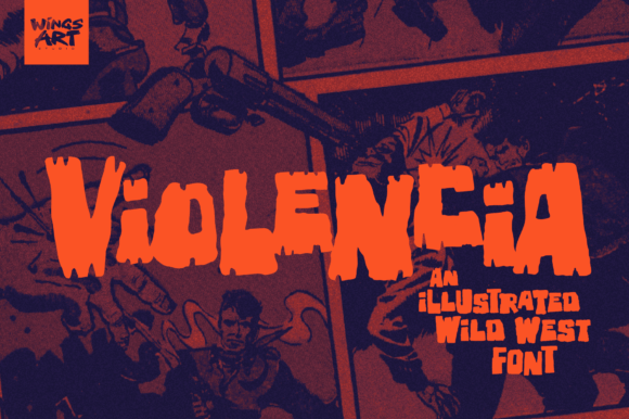 Violencia Font: A Wild West-Inspired Typeface for Editorial Design
