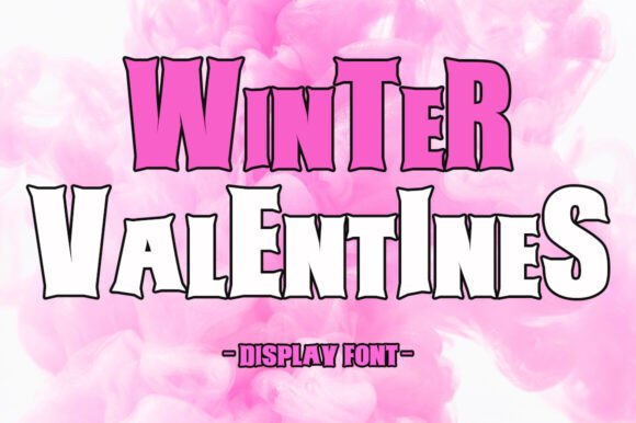 Winter Valentines Font: A Cheerful Typeface for Editorial Design